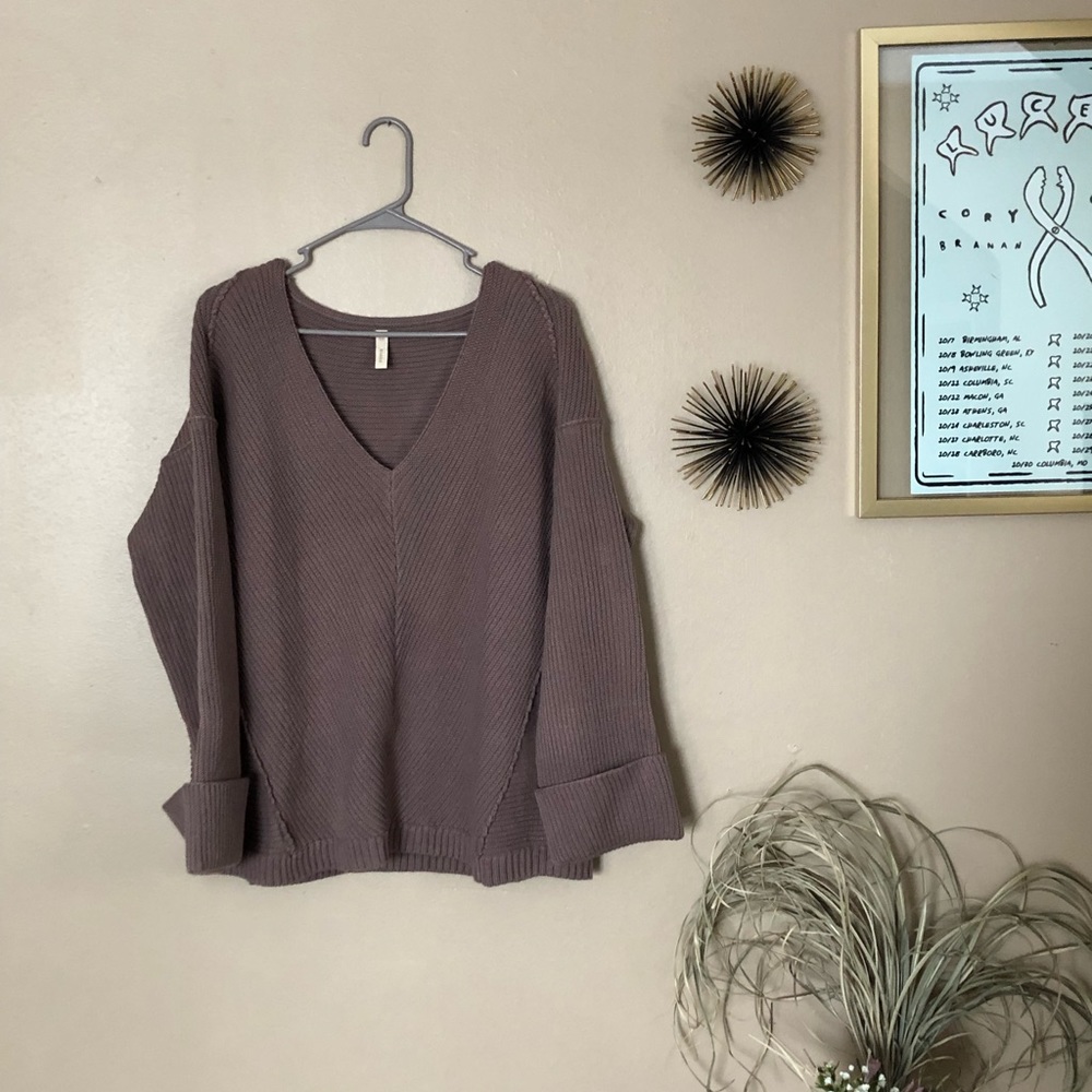 Purple sweater